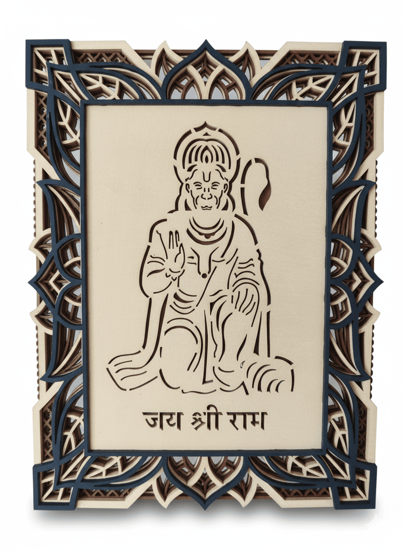 Hanumanji Mandala Art