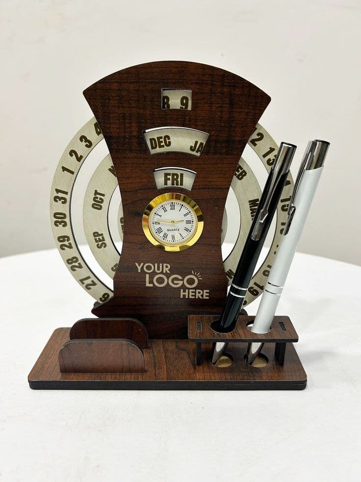 Wooden Desktop Organiser