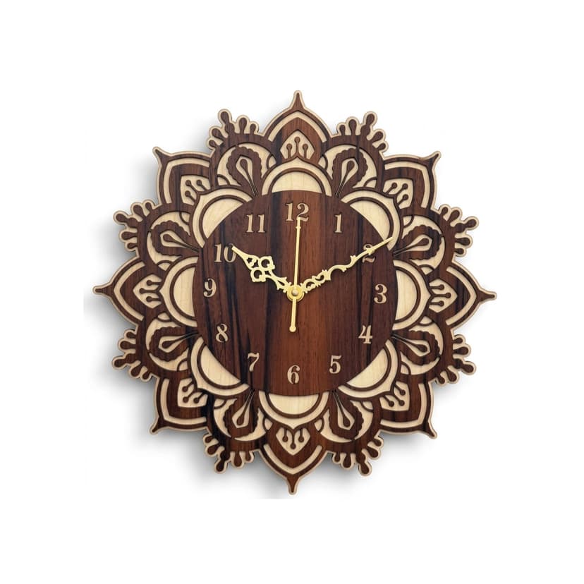 Elegant Wooden Wall Clock