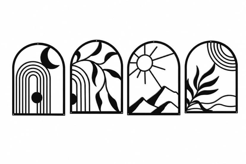Modern Abstract Wall Art(set 4)